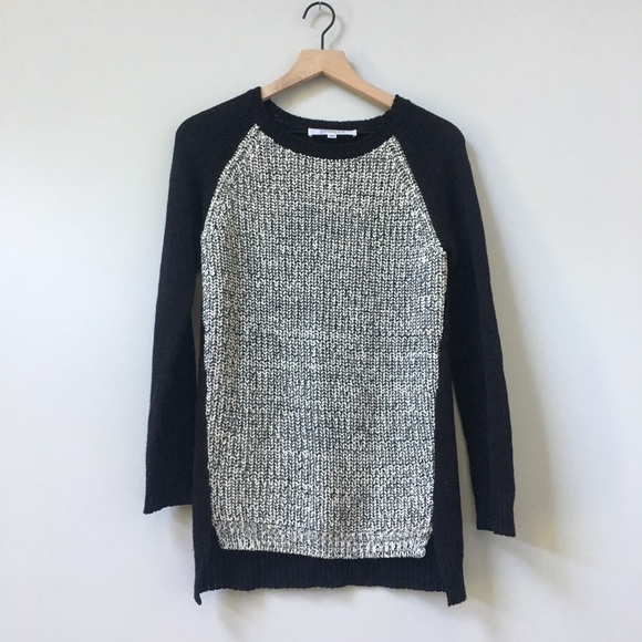 Amour Vert Sweaters - Amour Vert STITCH FIX Sweater Knit Slit high low